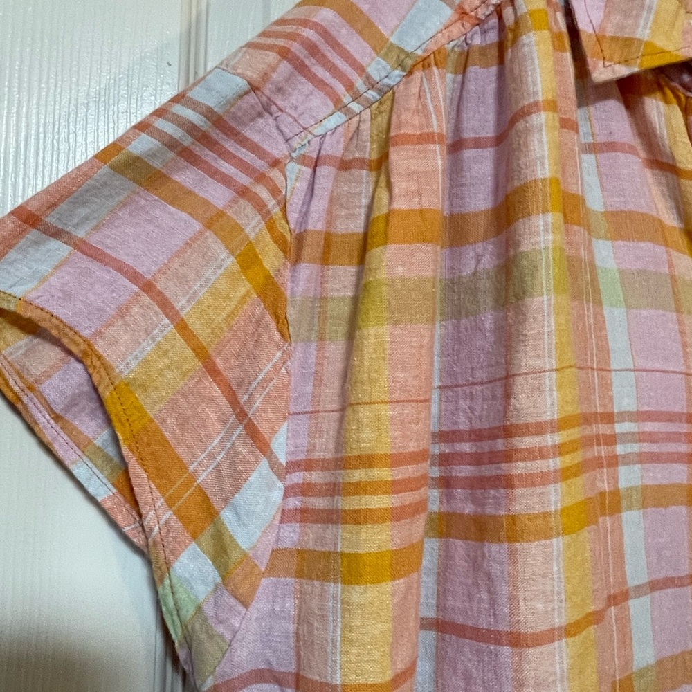 NWOT: American Eagle Outfitters Women's Pink and Orange Shirt XL - Picture 4 of 9